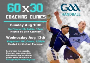 60x30 Coaching Clinics in Dublin and Cavan