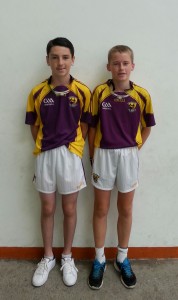 Boys under 14 doubles winners Ciaran Power and Colm Parnell, Wexford