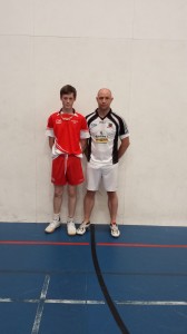 keith Armstrong, Kilmyshall, winner of the B singles with runner up Darren O'Toole, Coolgreany