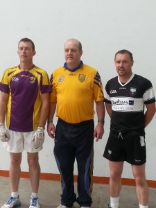 John Roche, Wexford and Shane Bruen, Sligo with Frank Daly, Na Fianna