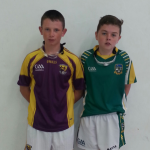 William Murray-Byrne with his Meath opponent
