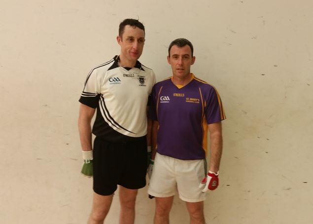 Gavin Buggy and Tommy Hynes before the final