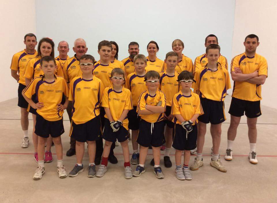 Togged out and ready for action! St Mary's members in their new playing gear.