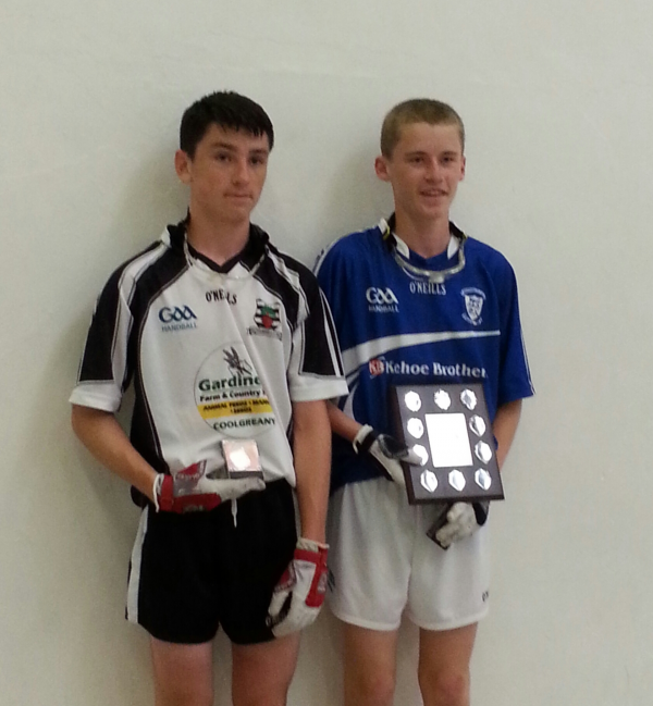 Ciaran Power and Colm Parnell after BU15S final