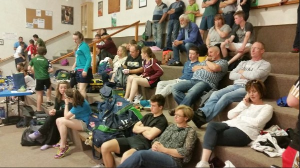 A section of the crowd at Team Ireland training in Wexford