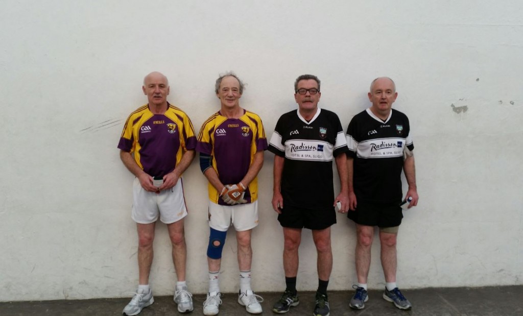Michael and Billy Rossiter with Peter Davey and Stanley Harte, Sligo