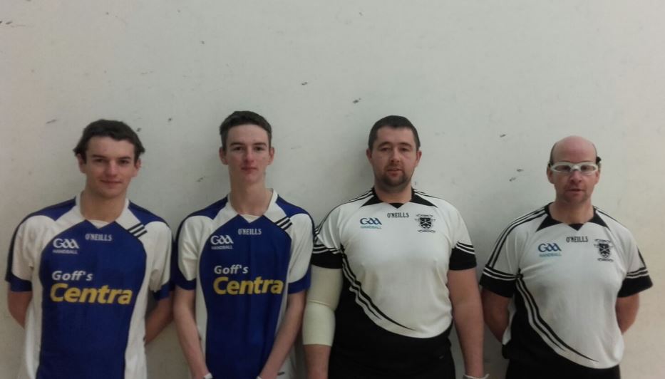 A terrific fightback when all appeared lost saw Shane Terry and Enda Buggy, St. Josephs snatch the junior D doubles title from under the noses of brothers Ciaran and Brian Busher, Bridgetown at St. Josephs yesterday evening. The final scoreline in a pulsating match was 21-20, 9-21, 21-19 